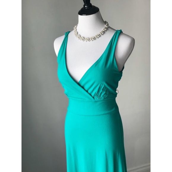 Ann Taylor Green Maxi Dress - Picture 7 of 7